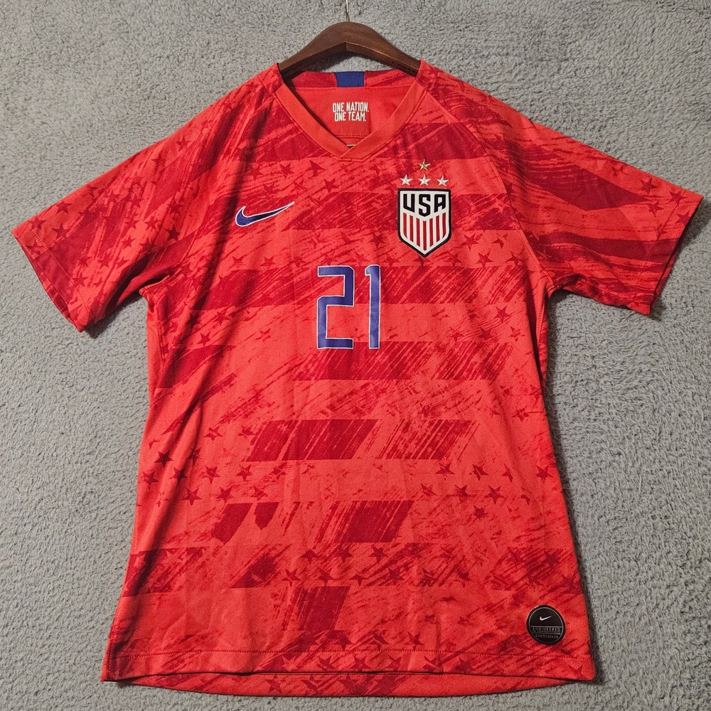 Nike 2018/19 USA US National Team Soccer Jersey Tyler Boyd #21 CQ4241 Size Med‎